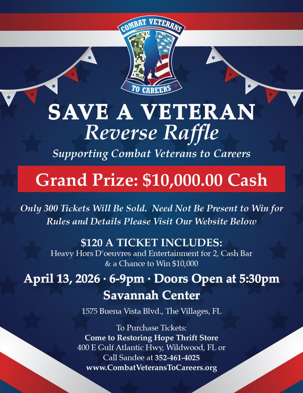 Reverse Raffle Flyer 2026